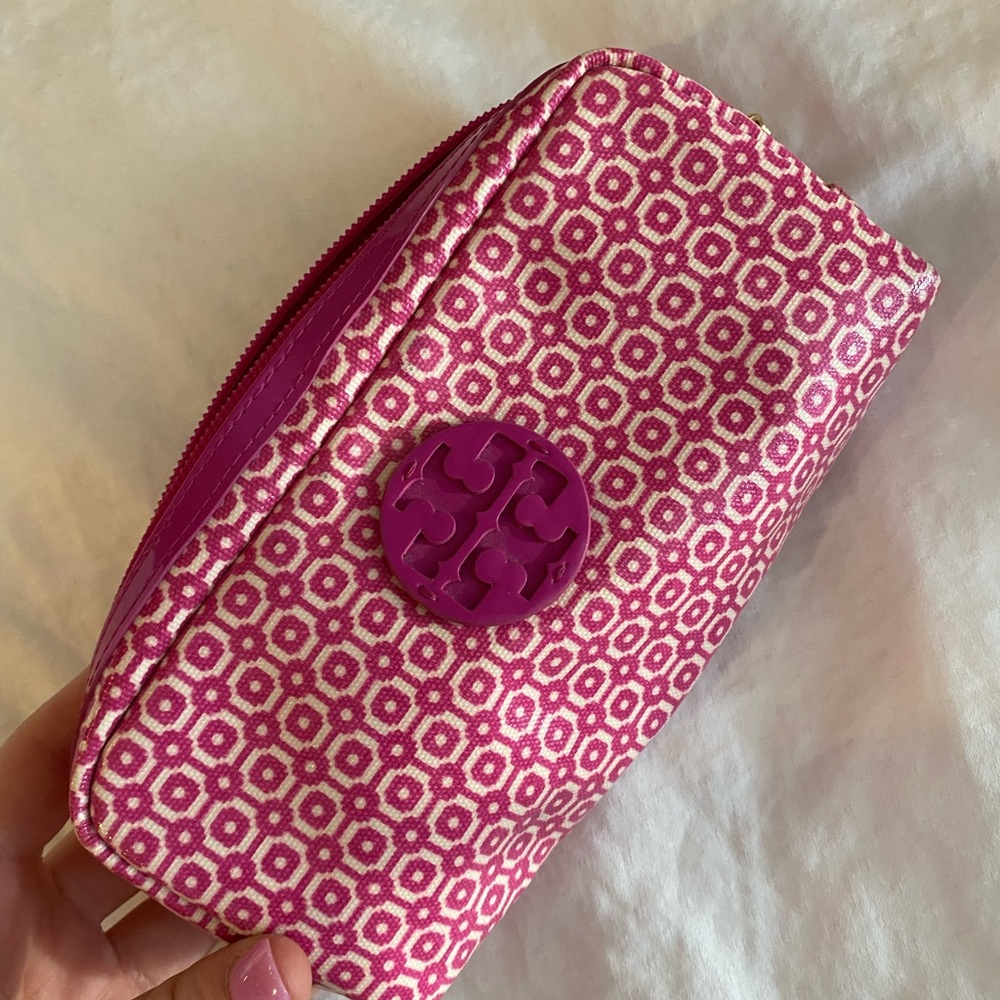 Tory Burch cosmetics bag